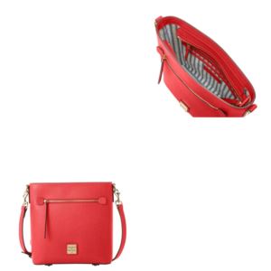 Dooney & Bourke Saffiano Zip Crossbody - Tomato