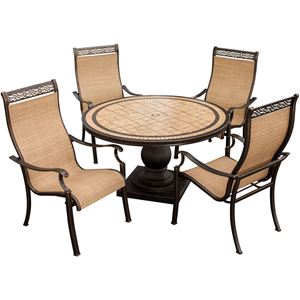 Hanover Monaco 5-Piece Outdoor Dining Set