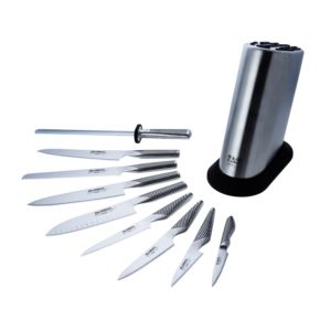 Global 10pc Knife Block Set