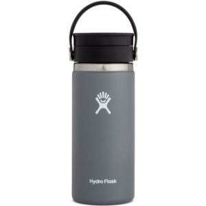 Hydro Flask 16 oz. Wide Mouth Coffee Flask w/Flex Sip Lid / Stone
