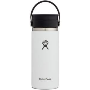 Hydro Flask 16 oz. Wide Mouth Coffee Flask w/Flex Sip Lid / White