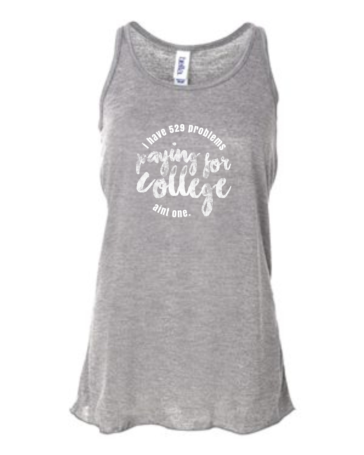 Bella + Canvas® Ladies' Flowy Racerback Tank Top - College Design