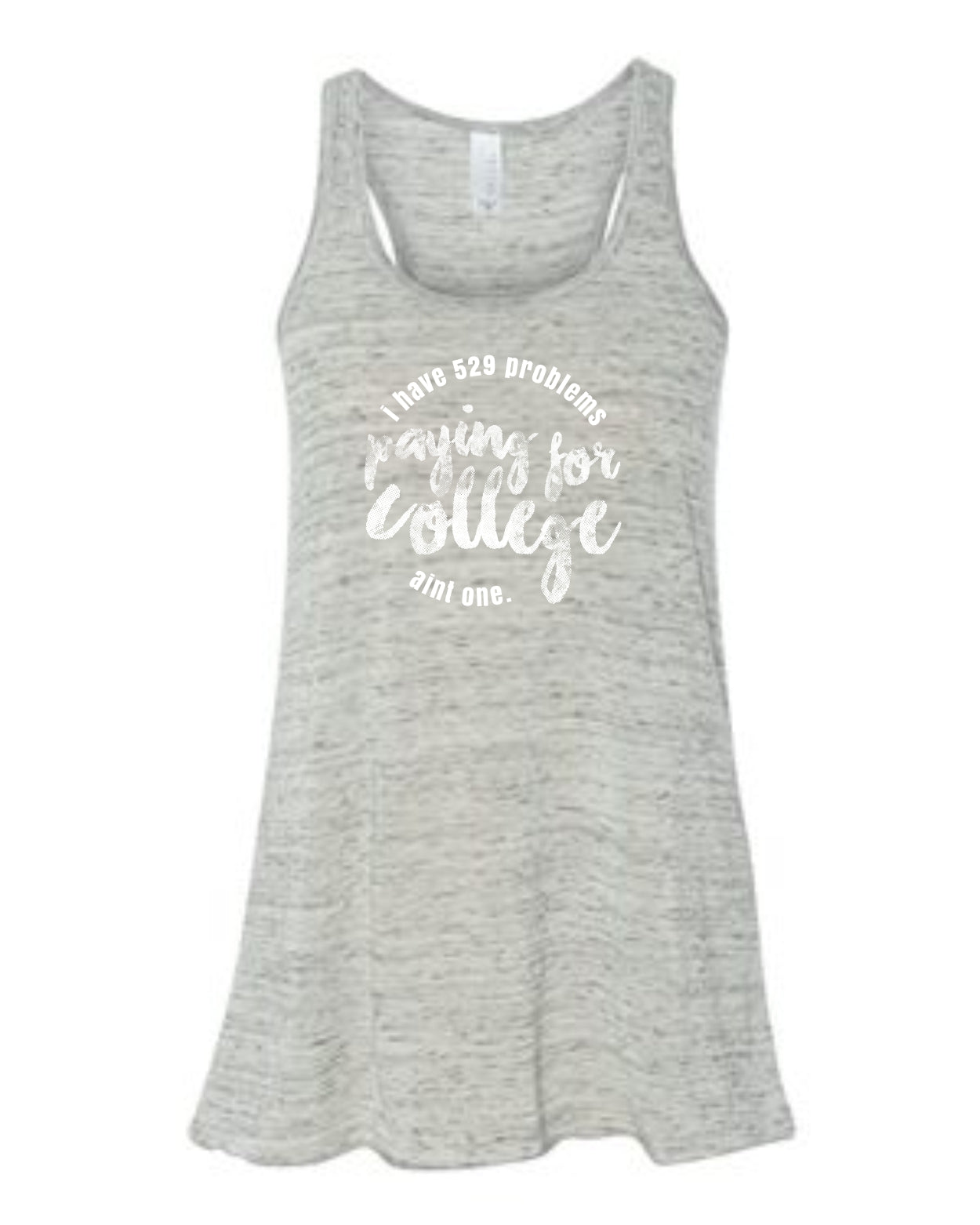 Bella + Canvas® Ladies' Flowy Racerback Tank Top - College Design